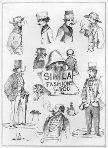 Simla-Moden für 1850