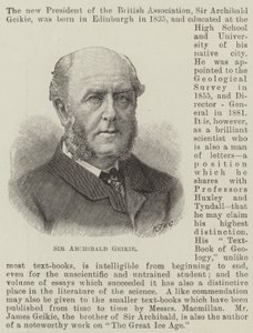 Sir Archibald Geikie von English School