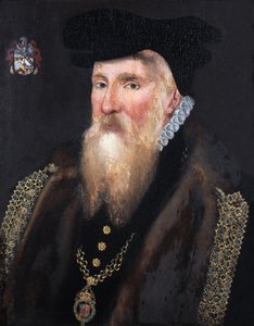 Sir Gilbert Dethick, Garter King of Arms von English School