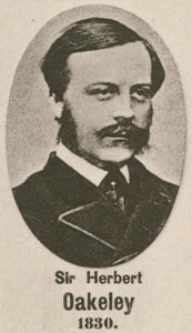 Sir Herbert Oakeley (Gravur) von English School