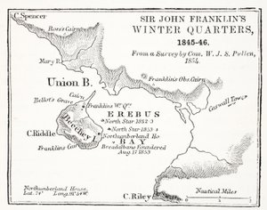 Sir John Franklins Winterquartiere, 1845-1846 von English School