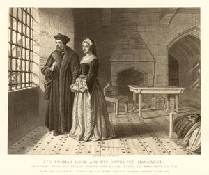 Sir Thomas More und seine Tochter Margaret