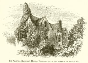 Haus von Sir Walter Raleigh in Youghal (mit Erkerfenster seines Arbeitszimmers) von English School