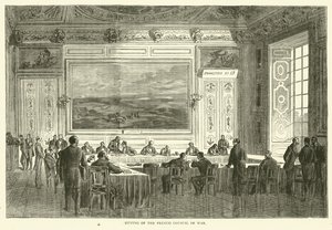 Sitzung des französischen Kriegsrats, Januar 1871
