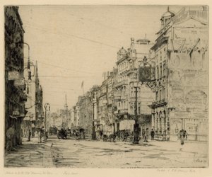 Skizze des alten Postamts