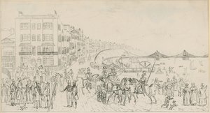 Skizze der Küste von Brighton
