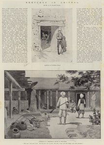 Skizzen in Chitral (Lithografie)