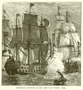 Scharmützel zwischen Blake und Van Tromp, 1650