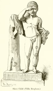 Sklavenkind (Villa Borghese) (Gravur) von English School