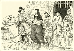 Einige der Canterbury-Pilger von English School