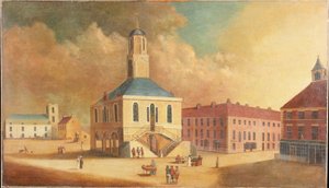 Marktplatz von South Shields, ca. 1800