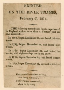 Souvenir der Frostmesse von 1814