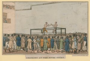 Sparring im Fives Court