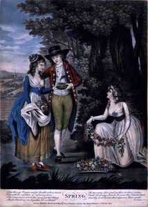 Frühling, veröffentlicht von Robert Sayer von English School