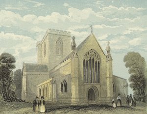 St. Asaphs Kathedrale, Westende von English School