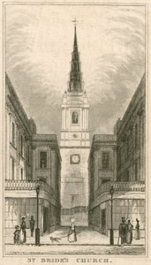 St Brides Kirche, Fleet Street, London