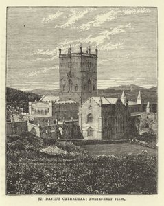 St. Davids Kathedrale, Nordostansicht von English School
