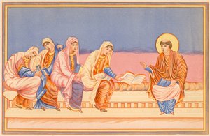 St. Hieronymus liest Eusachia und Paula vor