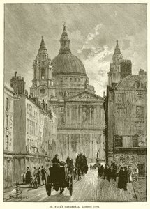 St. Pauls Kathedrale, London (1890) von English School