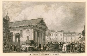 St. Pauls, Covent Garden, London von English School