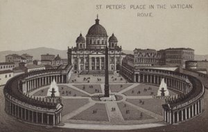 Petersplatz, Vatikanstadt, Rom, Italien von English School