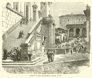 Treppe des Senatorenpalastes, Rom