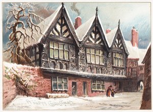 Stanley Palace, Chester, Weihnachtskarte