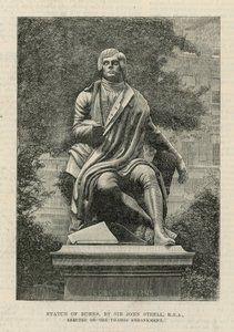 Statue von Burns, von Sir John Steell von English School