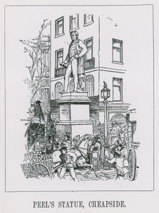 Statue von Peel