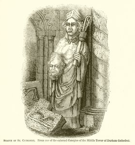 Statue von St. Cuthbert