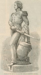 Statue des verstorbenen Sir William Peel von English School