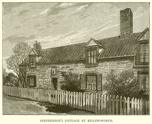 Stephensons Hütte in Killingworth von English School