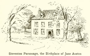 Steventon Pfarrhaus, der Geburtsort von Jane Austen