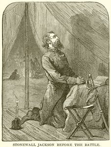 Stonewall Jackson vor der Schlacht