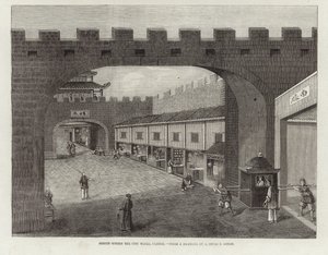 Straße innerhalb der Stadtmauern, Kanton