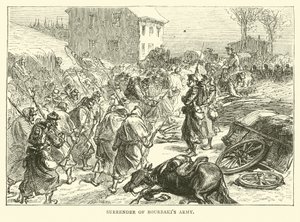 Kapitulation von Bourbakis Armee, Januar 1871