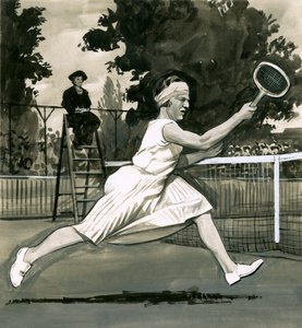 Suzanne Lenglen, die Damen-Einzelmeisterin von English School