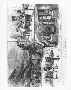 Teekultur in Indien, 1883 von English School