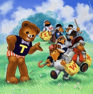 Teddybär (mit versteckten Objekten)