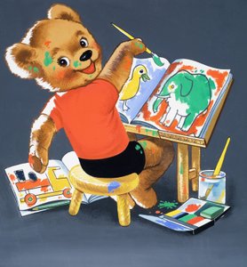 Teddybär von English School