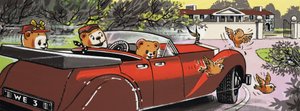 Teddybären fahren nach Hause