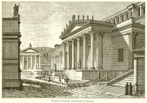 Tempel der Eintracht (Restaurierung von Canina)