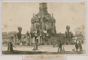 Tempel der Eintracht, errichtet für den Frieden von 1814