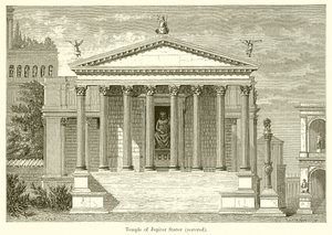 Tempel des Jupiter Stator (restauriert) von English School