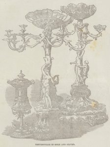 Zeugnisse in Gold und Silber (Gravur) von English School