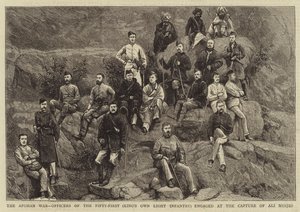 Der Afghanische Krieg, Offiziere des Einundfünfzigsten (King