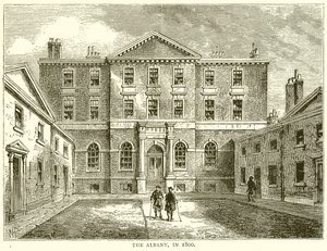 The Albany, im Jahr 1800 von English School