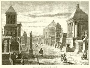 Die Via Appia in Rom
