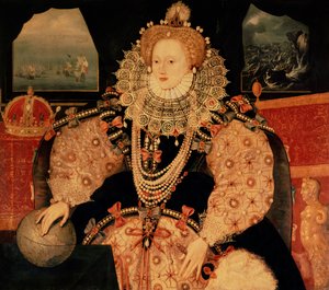 Das Armada-Porträt von Königin Elisabeth I., ca. 1590