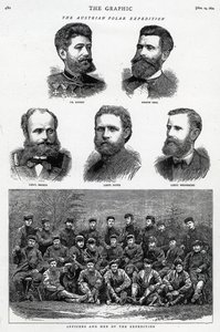 Die österreichische Polarexpedition, veröffentlicht in The Graphic, 14. November 1874 von English School